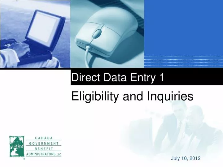 direct data entry 1