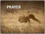 PRAYER - slide 1