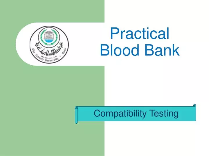 practical blood bank