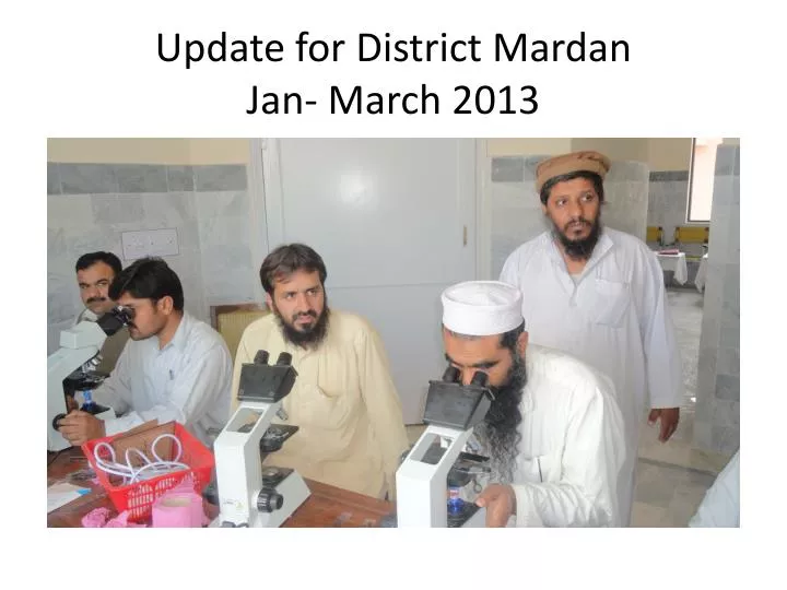 update for district mardan jan march 2013