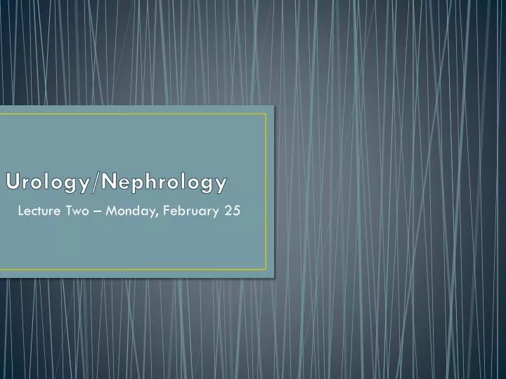 urology nephrology