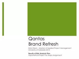 Qantas Brand Refresh