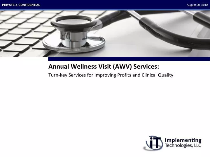 annual wellness visit awv services