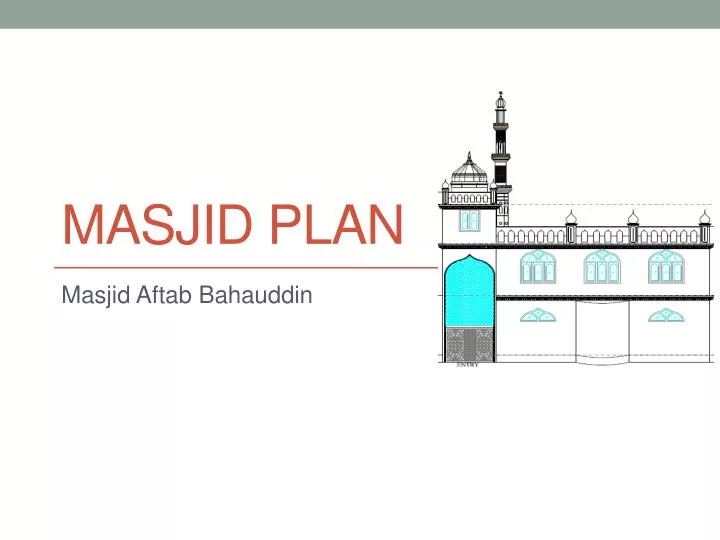 masjid plan