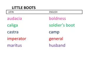 Little boots