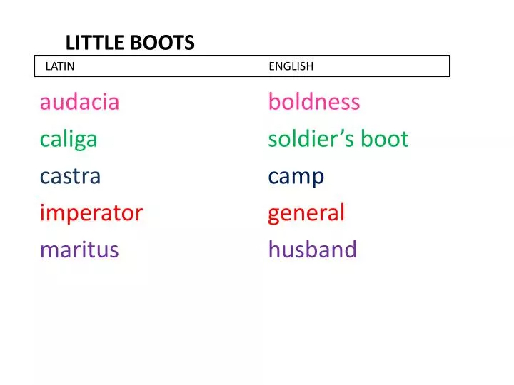 little boots