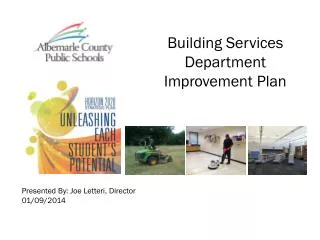 Building Services Department Improvement Plan