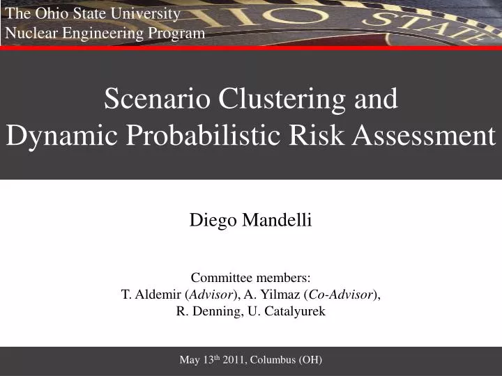 scenario clustering and dynamic probabilistic risk assessment