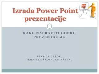 izrada power point prezentacije