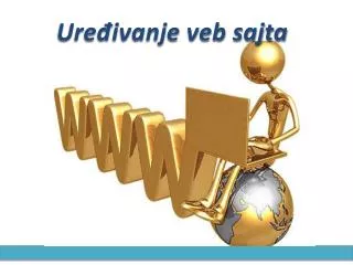 Uređivanje veb sajta