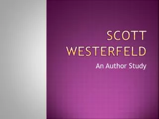 Scott westerfeld