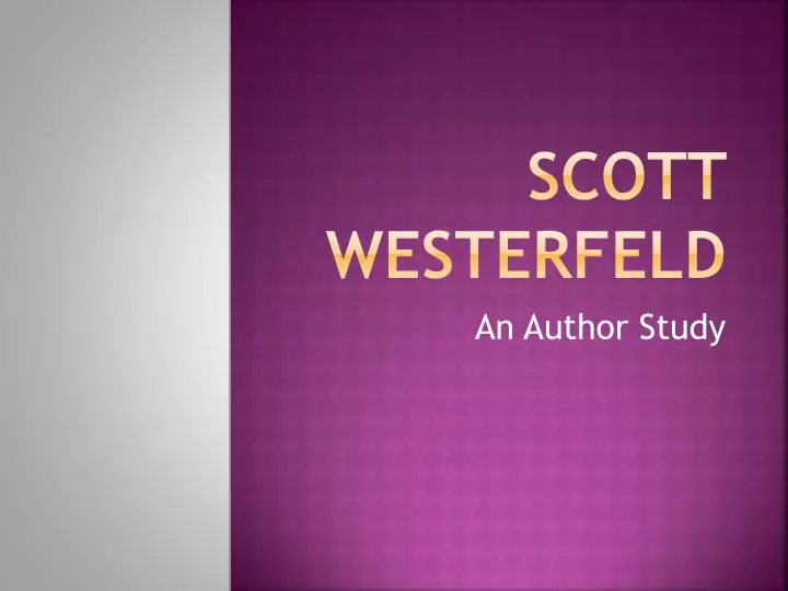 scott westerfeld