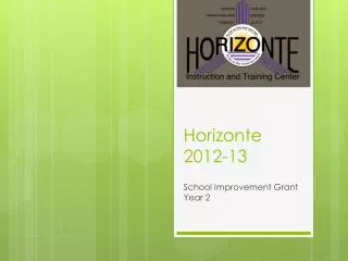 Horizonte 2012-13