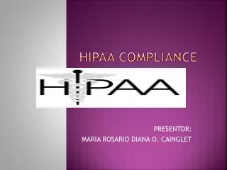 HIPAA COMPLIANCE