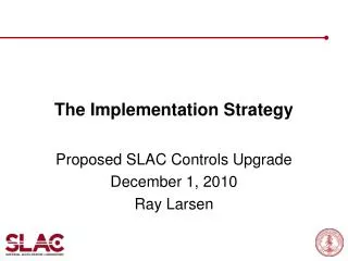 The Implementation Strategy