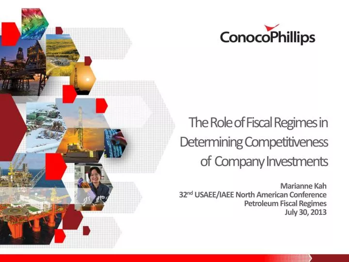 the role of fiscal regimes in determining competitiveness of company investments