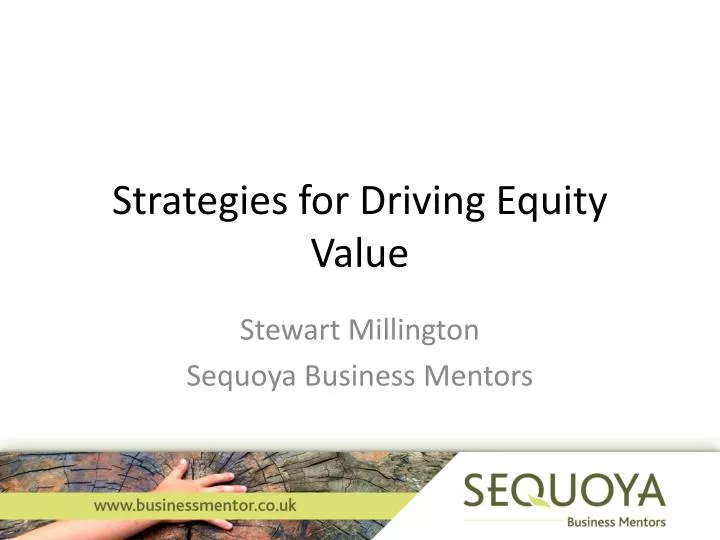 strategies for driving equity value