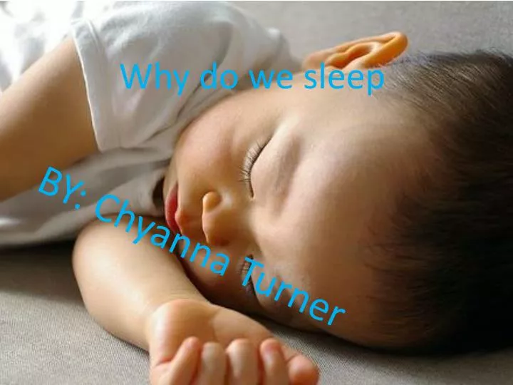 why do we sleep