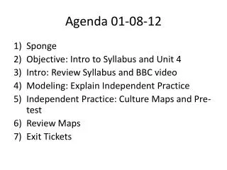 Agenda 01-08-12