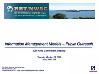 NW Area Committee Meeting Thursday, October 25, 2012 Hood River, OR