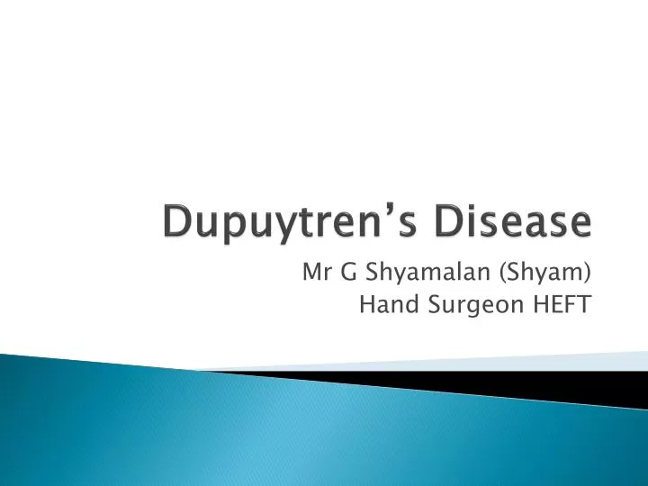 dupuytren s disease
