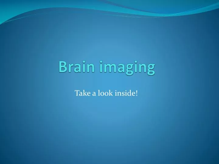 brain imaging