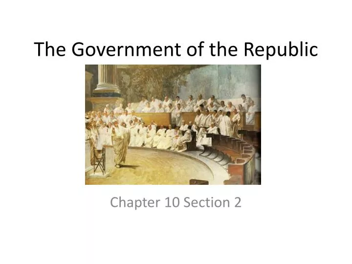the government of the republic