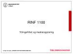 RINF 1100 - slide 1