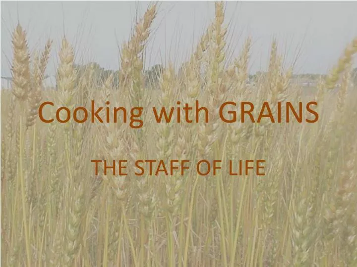 cooking with grains
