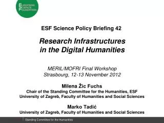 ESF Science Policy Briefing 42