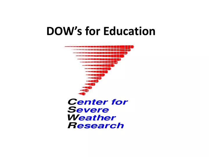 dow s for education