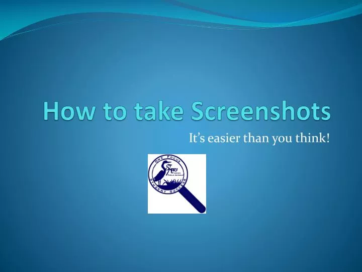 how to take screenshots