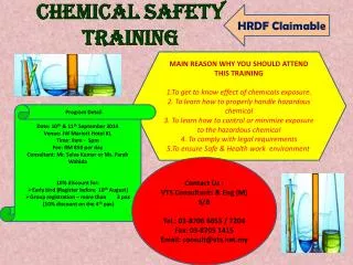 CHEMICAL SAFETY TRAINING