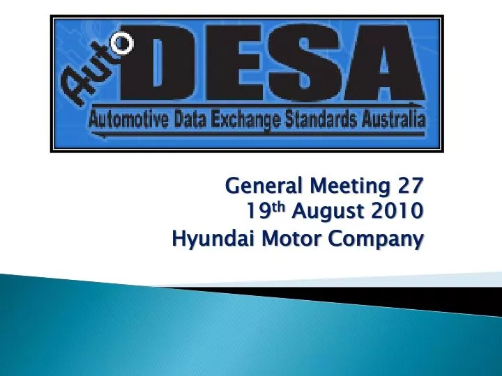 general meeting 27 19 th august 2010 hyundai motor company