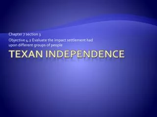 Texan Independence