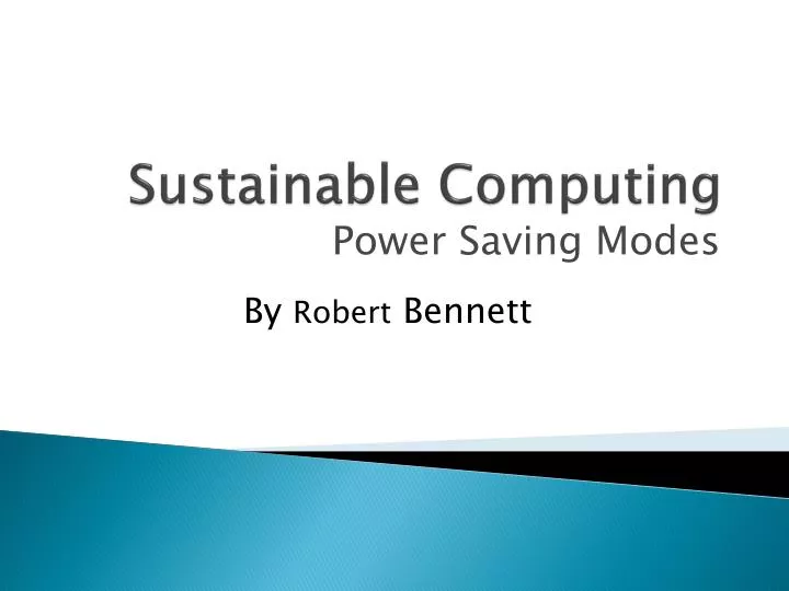 sustainable computing