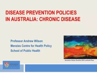disease prevention policies in Australia: Chronic Disease