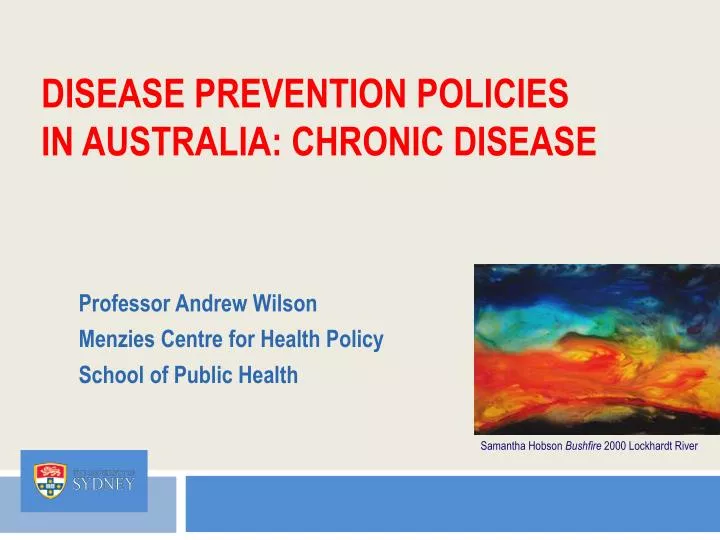 disease prevention policies in australia chronic disease