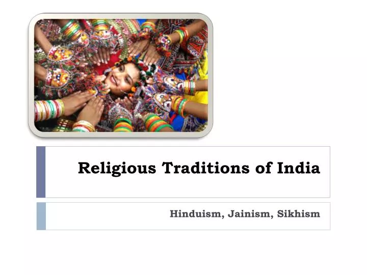 religious traditions of india