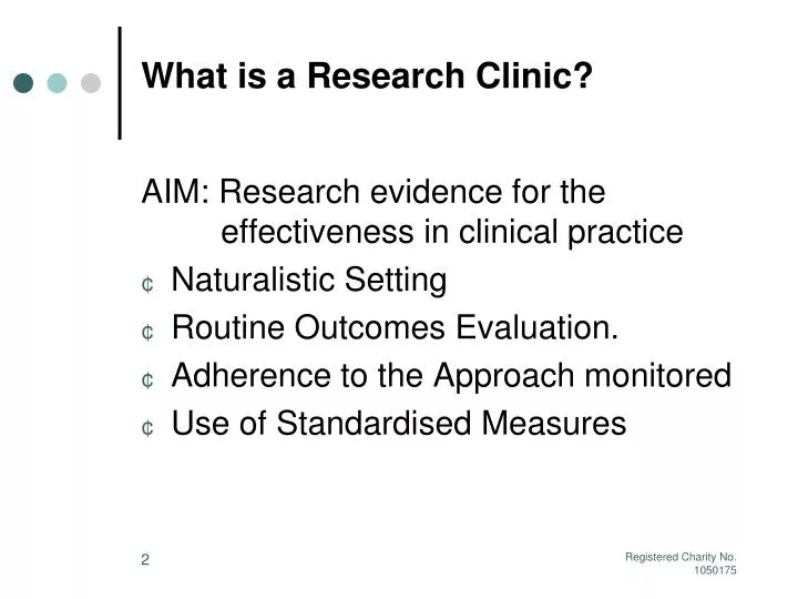what is a research clinic