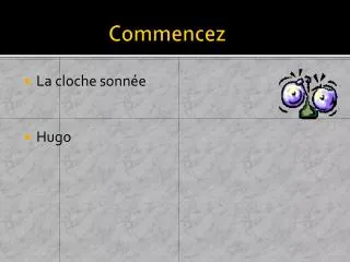commencez