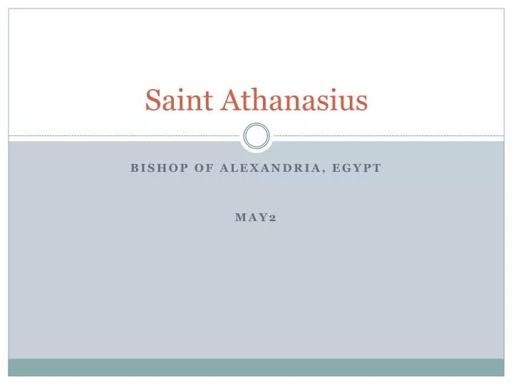 saint athanasius