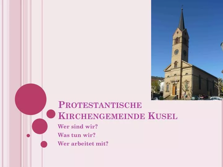 protestantische kirchengemeinde kusel