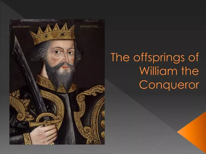 the offsprings of william the conqueror