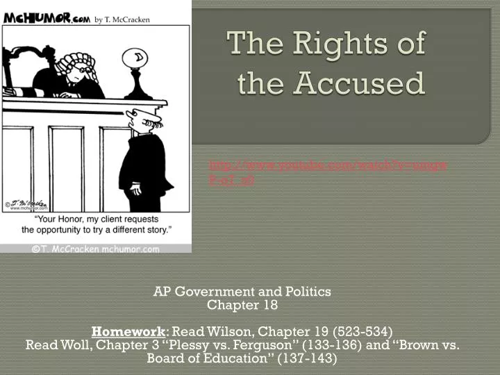 the rights of the accused