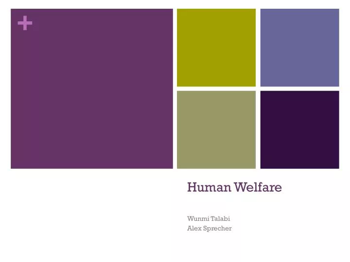 human welfare