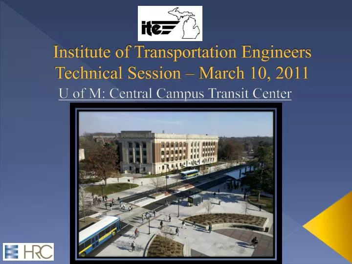 institute of transportation engineers technical session march 10 2011