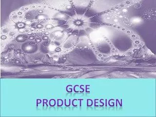 GCSE Product design