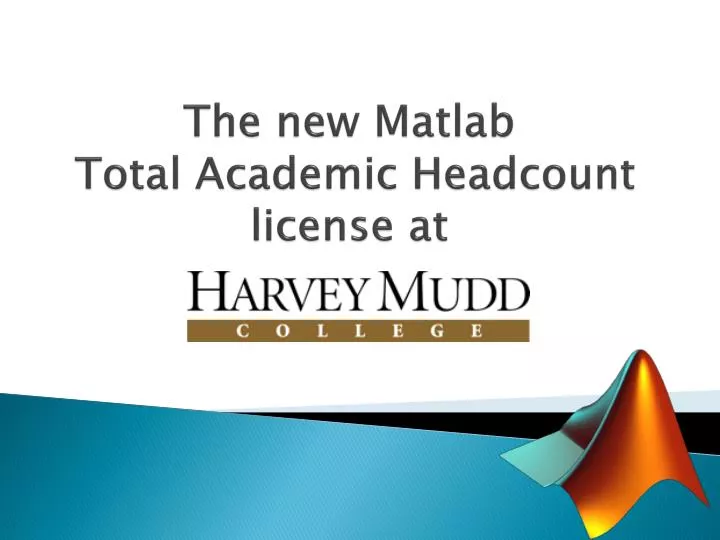 the new matlab total academic headcount license at