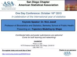San Diego Chapter American Statistical Association